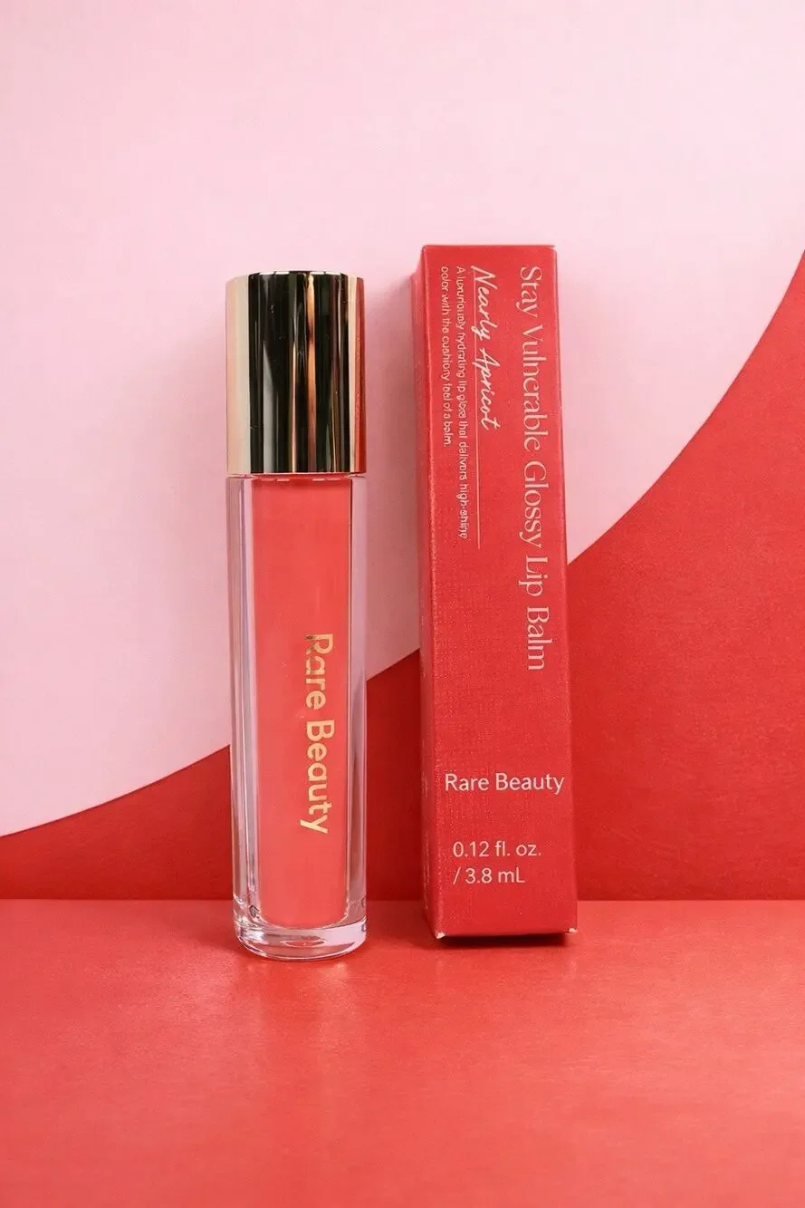 Rare Beauty -Stay Vulnerable Glossy Lip Balm- Shade: Nearly Apricot - 0.12 fl oz